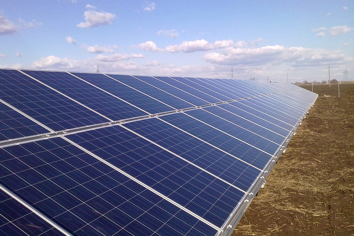 Projeto de usina solar de 170 KW na Bulgária
